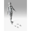 S.H.Figuarts Action Figure Body-Chan Sports Edition Wire Frame (Gray Color Ver.) 15 cm 