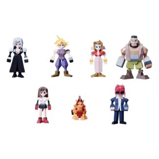Mini Polygon Figures 8 Pack Final Fantasy VII Vol. 1