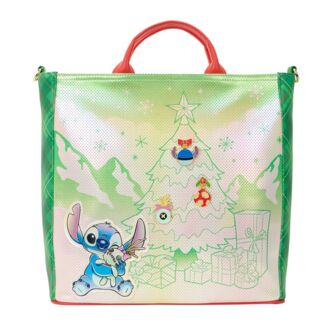 Christmas Lilo & Stitch Tote Bag Disney Loungefly