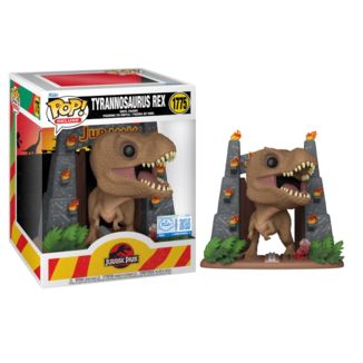 Tyrannosaurus Rex & Gates Jurassic Park Funko POP! Deluxe 1775 Special Edition