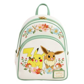 Floral Pikachu & Eevee Backpack Pókemon Loungefly