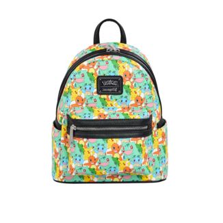 Mochila Pikachu & Kanto Starters Pókemon Loungefly