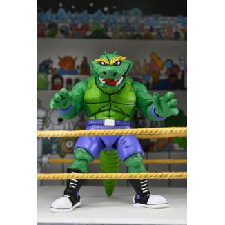 Teenage Mutant Ninja Turtles (Archie Comics) Action Figure Stump Wrestling Leatherhead 18 cm