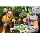 Teenage Mutant Ninja Turtles (Cartoon 1980) Action Figure 2 Pack Vacation Bebop and Rocksteady 18 cm  