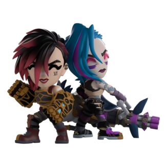 Pack 2 Figuras VI y Jinx League of Legends: Arcane Youtooz