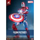 Marvel Comic Diecast Masterpiece Action Figure 1/6 Iron Patriot Hot Toys Exclusive 32 cm