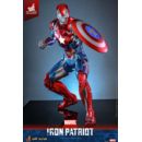 Marvel Comic Diecast Masterpiece Action Figure 1/6 Iron Patriot Hot Toys Exclusive 32 cm