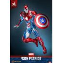 Marvel Comic Diecast Masterpiece Action Figure 1/6 Iron Patriot Hot Toys Exclusive 32 cm