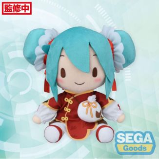 Character Vocal Series 01: Hatsune Miku Peluche Fuwa Petit Hatsune Miku Going Out Series Chinatown Ver. M 22 cm   