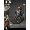 Resident Evil 4 Estatua Ultimate Premium Masterline Series 1/4 Leon S. Kennedy vs. Chainsaw Villager 76 cm               