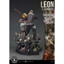 Resident Evil 4 Ultimate Premium Masterline Series Statue 1/4 Leon S. Kennedy vs. Chainsaw Villager 76 cm               