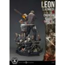 Resident Evil 4 Estatua Ultimate Premium Masterline Series 1/4 Leon S. Kennedy vs. Chainsaw Villager Bonus Ver. 76 cm         