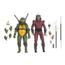 Teenage Mutant Ninja Turtles (1990 Movie) Action Figure Roof Top Battle Shredder vs Leo 18 cm         