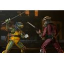 Teenage Mutant Ninja Turtles (1990 Movie) Action Figure Roof Top Battle Shredder vs Leo 18 cm         