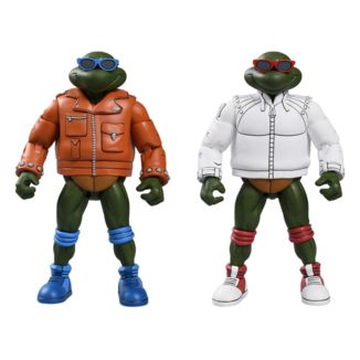 Teenage Mutant Ninja Turtles (Cartoon) Action Figure Punk Leo and Punk Raph 2 Pack 18 cm        