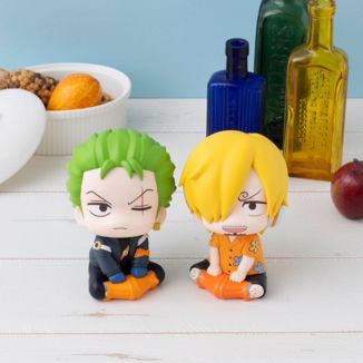 One Piece Estatuas PVC Look Up Roronoa Zoro & Sanji Future Island Egghead Ver. 11 cm (with gift)     