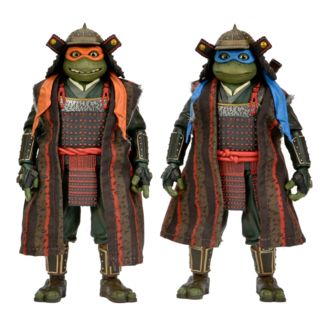 TMNT II: The Secret of the Ooze 2-Pack Figuras Leonardo & Michelangelo 18 cm