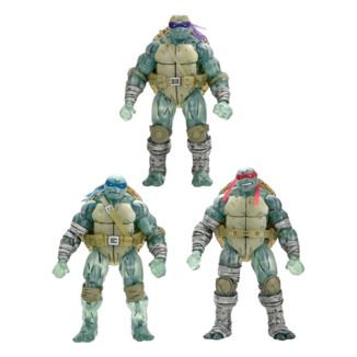 Tortugas Ninja (The Last Ronin) Pack de 3 Figuras Ghost Brothers 18 cm