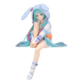 Figura Hatsune Miku Blue Rabbit Ear Hood Pajama Vocaloid Noodle Stopper
