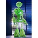 Tortugas Ninja (Mirage Comics) Figura Transmat Fugitoid GID 18 cm