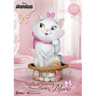 Los Aristogatos Estatua Master Craft Flower Basket Marie 32 cm