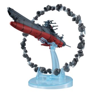 Space Battleship Yamato 2202 Estatua Cosmofleet SP Aircraft Warriors of Love Re & Asteroid Ring 16 cm