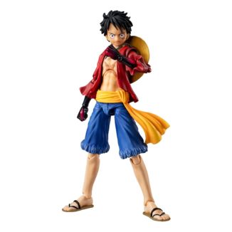 One Piece Variable Action Heroes Action Figure Monkey D. Luffy Arnament Haki 16 cm