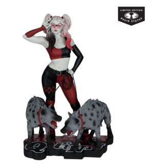 DC Direct Estatua 1/10 Harley Quinn: Red, White & Black Harley Quinn by Jenny Frison 19 cm