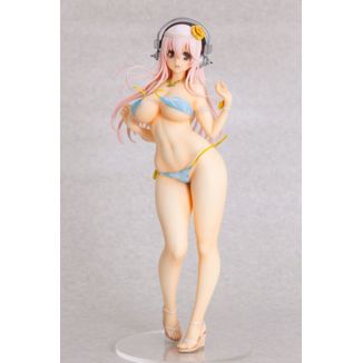 Super Sonico Estatua 1/4.5 Super Sonico Summer Vacation Ver. 35 cm