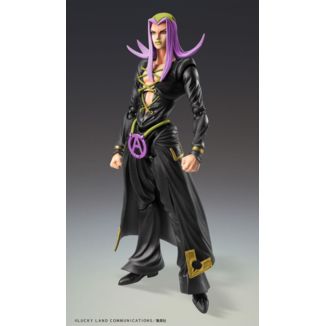 JoJo's Bizarre Adventure Part 5 Super Action Action Figure Chozokado Leone Abbacchio Black Ver. 16 cm