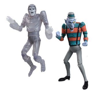 Teenage Mutant Ninja Turtles: Saturday Morning Adventures 2-Pack Figuras Creepy Eddie & Shibano-Sama 17 cm