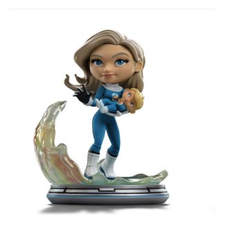 Fantastic Four Mini Co. PVC Figure Invisible Woman and Franklin 15 cm      