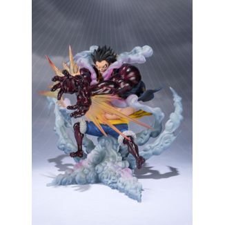 One Piece FiguartsZERO PVC Statue Monkey D. Luffy Gear 4 Leo Bazooka Reissue 18 cm