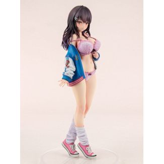 Original Character PVC Statue 1/6 Sukajan Jacket Kanojo wa Cool de Itai! Kyouka Kagura 27 cm