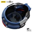 Warhammer 40,000: Space Marine 2 Replica Ultramarines Lieutenant Titus helmet 30 cm 