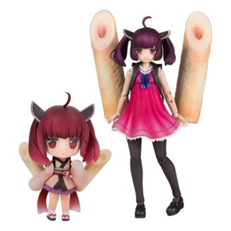 Tohoku Zunko Plastic Model Kit 1/12 Plafia Tohoku Kiritan Mini Figure Set 12 cm