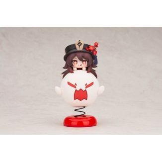 Genshin Impact Estatua PVC Hu Tao Chibi Chara Yurayura Stand Ver. (re-run) 10 cm