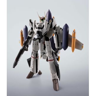 Macross Figura Hi-Metal R Chogokin VF-0S Phoenix (Roy Focker Use) & QF-2200D-B Ghost Set 14 cm  