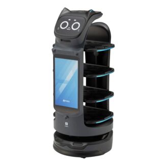 Bellabot Black Robot Assistant Model Kit Pudu Robotics