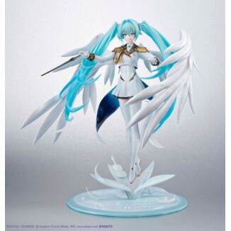 Hatsune Miku x Wing Gundam Zero EW 45th Anniversary Mobile Suit Gundam Figure Vocaloid Megahouse Lucrea