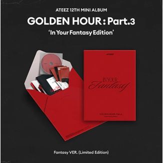 ATEEZ Album - Golden Hour : Part 3 In Your Fantasy Limited Edition + Soundwave Photocard
