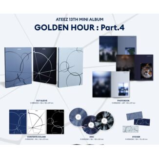 ATEEZ Album - Golden Hour : Part 4 (Portada Aleatoria)