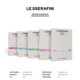 Mini Álbum LE SSERAFIM - Easy Random Ver (Portada Aleatoria)