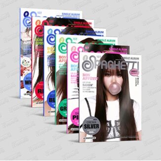 Álbum LE SSERAFIM - SPAGHETTI Compact Magazine Ver (Portada Aleatoria)