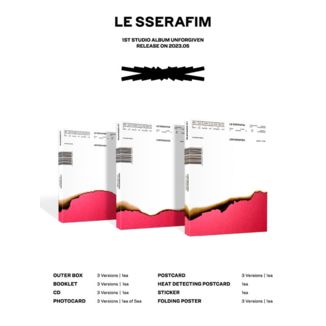 Álbum LE SSERAFIM - UNFORGIVEN (Portada Aleatoria)