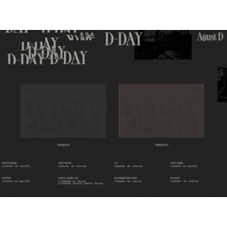 SUGA - AGUST D Album - D-DAY Random Cover Ver