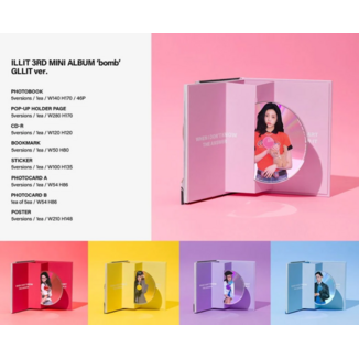 ILLIT Mini Album - Bomb GLLIT Ver (Random Cover)
