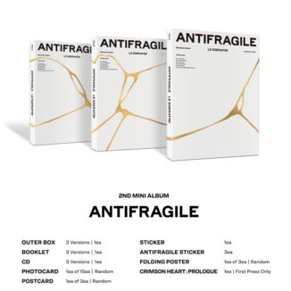 Mini Álbum LE SSERAFIM - Antifragile (Portada Aleatoria)