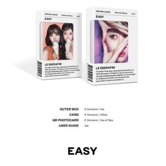 Mini Álbum LE SSERAFIM - Easy Weverse Ver (Portada Aleatoria)
