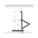 The Simple Stand Mini Nendoroid More for Mini Figures & Models Black Hex Type 3-Pack 